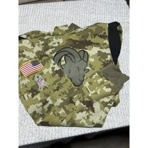 Nike On Field Hoodie Los Angeles Rams Salute To Service Camo Youth XL